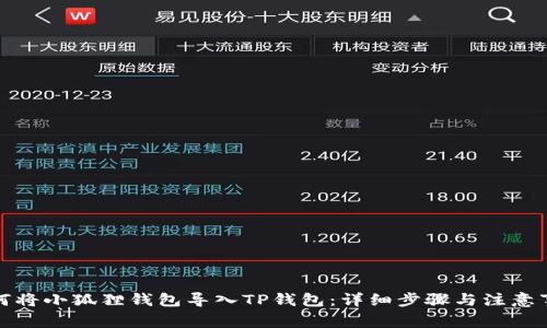 如何将小狐狸钱包导入TP钱包：详细步骤与注意事项